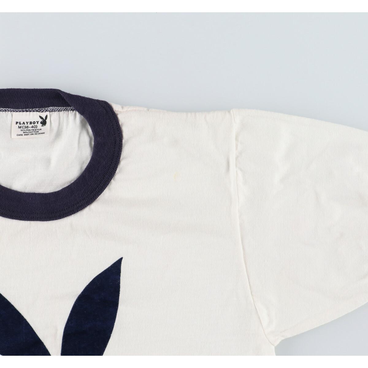 楽天市場】古着 70~80年代 プレイボーイ PLAYBOY リンガーTシャツ USA
