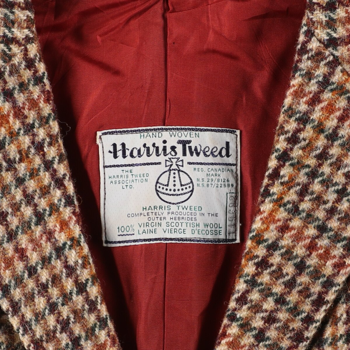 楽天市場】古着 ~90'S ハリスツイード Harris Tweed ガンクラブ