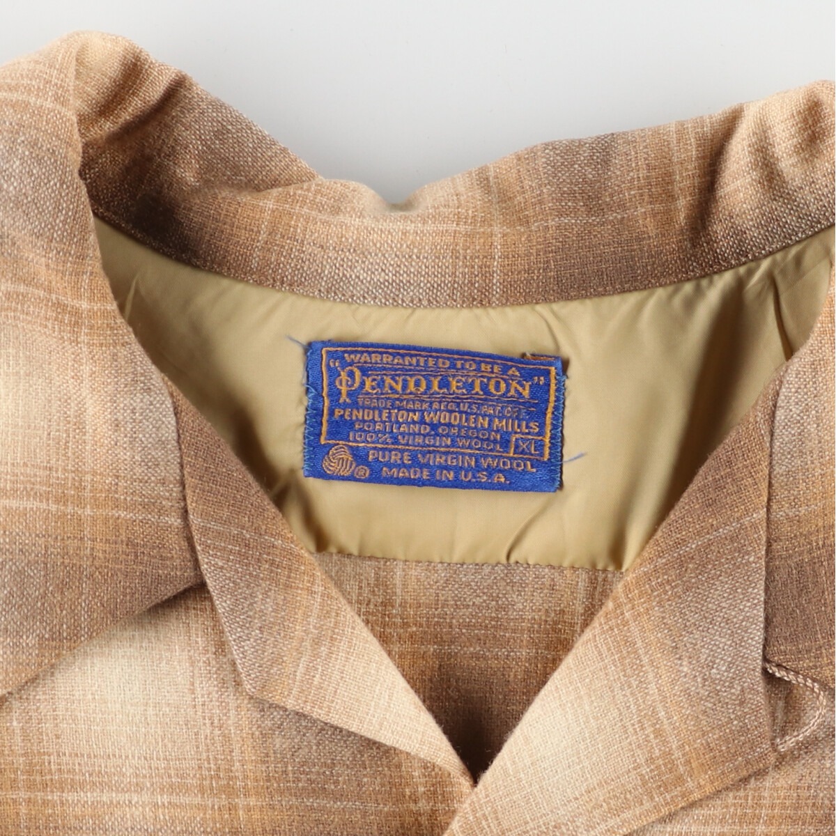 楽天市場】古着 70年代 ペンドルトン PENDLETON オンブレチェック