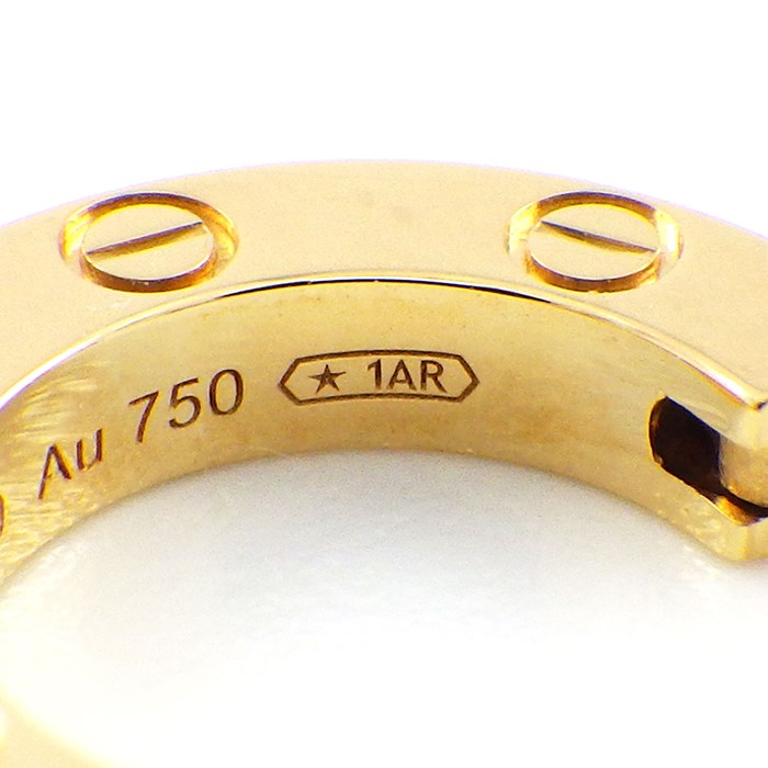 楽天市場】カルティエ Cartier ピアス フープ ラブ シングル B8301423