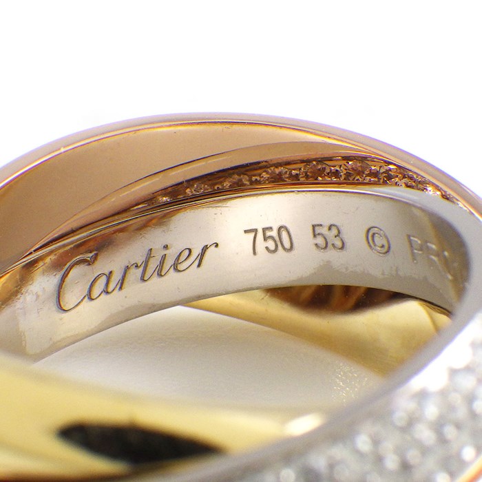 楽天市場】カルティエ Cartier リング トリニティ クラシック MM