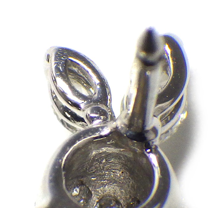 美品 TASAKI タサキ 田崎真珠 K18 ダイヤとパールのピンブローチ
