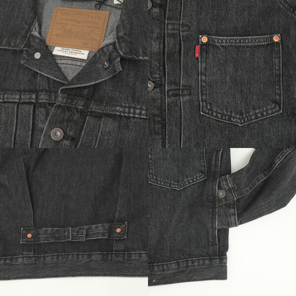 楽天市場】Levi's リーバイス TYPE1 トラッカージャケット ブラック