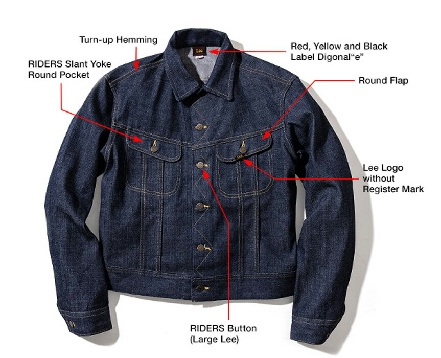 楽天市場】Lee ARCHIVES RIDERS 1948年モデル 101-J JACKETLM6015 89