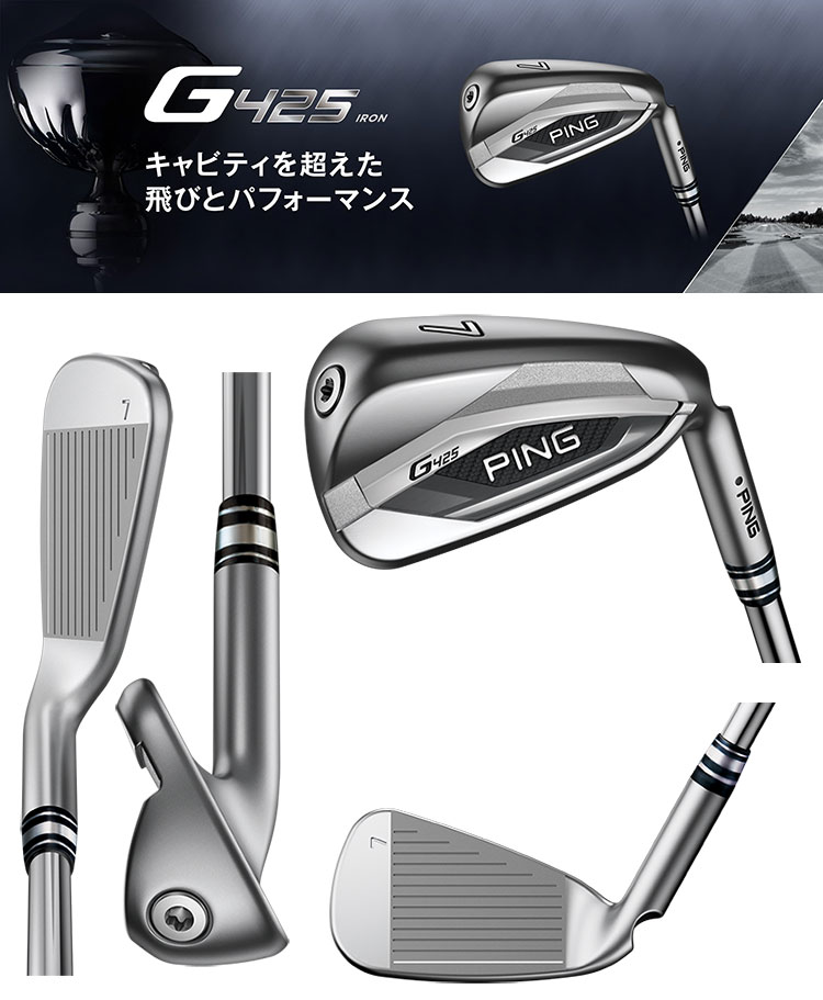 楽天市場】ピン PING G425 アイアンセット 6本組(5I-PW) N.S.PRO 950GH