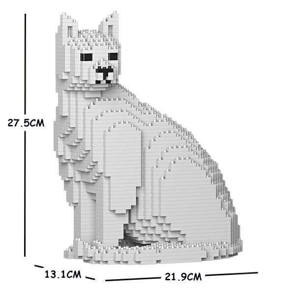 楽天市場】JEKCA ジェッカブロック 白猫 ねこ 06S-M01 Sculptor : JEKCA