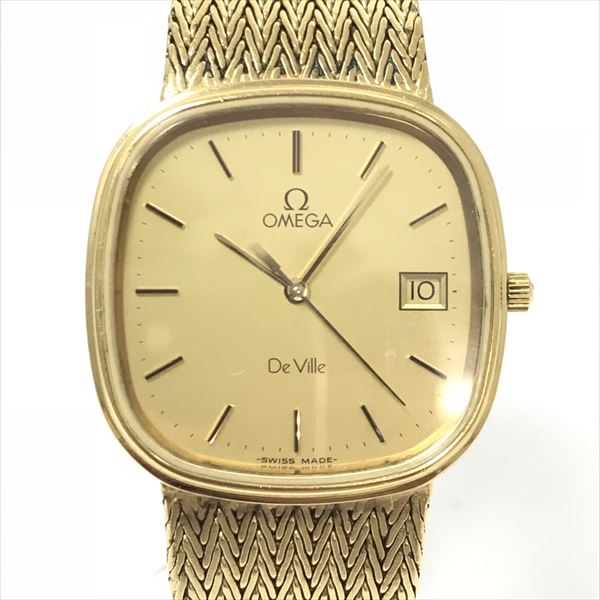 楽天市場】OMEGA(オメガ) Deville デビル 1430 ゴールド文字盤