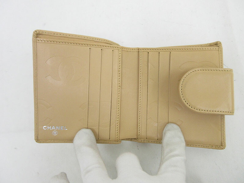 楽天市場】CHANEL(シャネル) カンボンライン がま口 コンパクト 財布