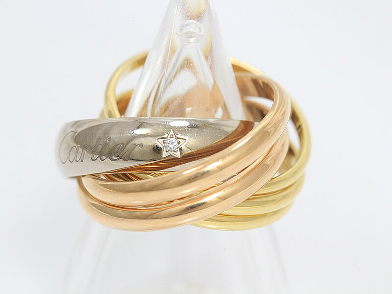 楽天市場】Cartier(カルティエ) トリニティ ラベルリング スリーカラー