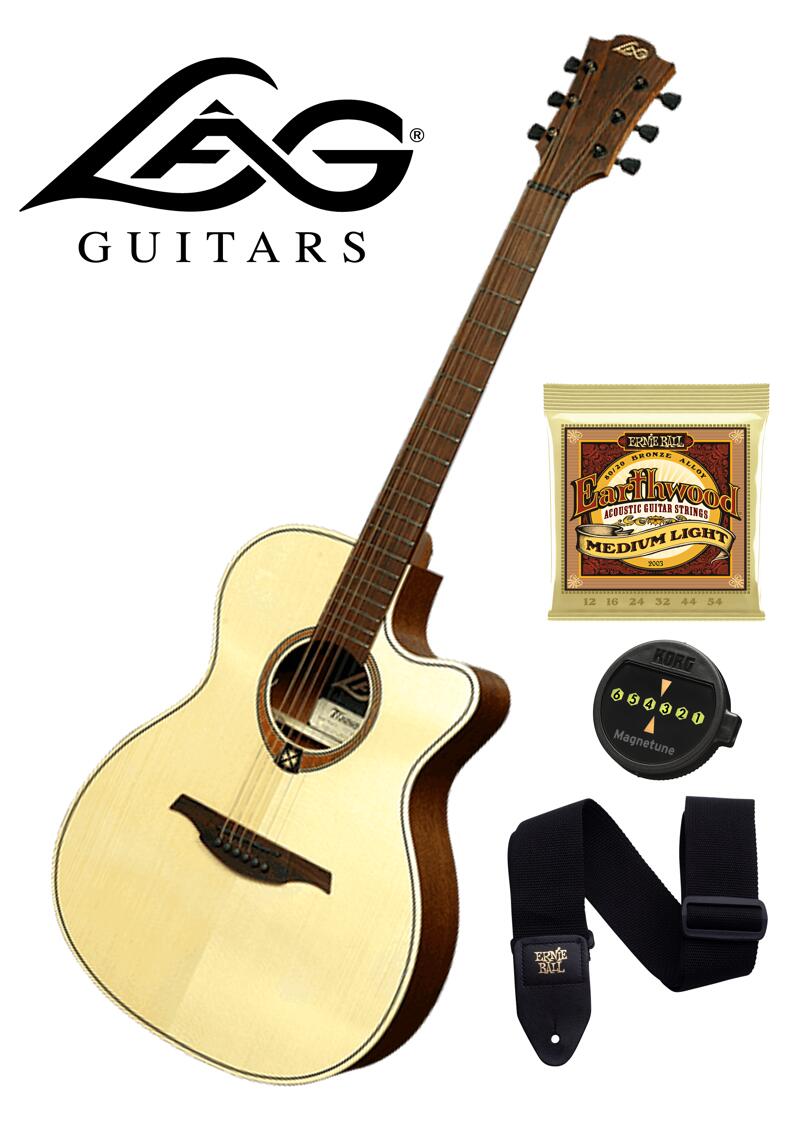 楽天市場】【チューナー・弦・ストラップ付】LAG Guitars Tramontane
