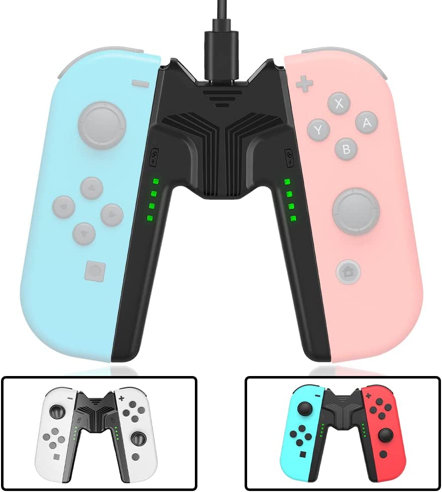 楽天市場】Nintendo Switch 充電グリップ Switchジョイコン充電
