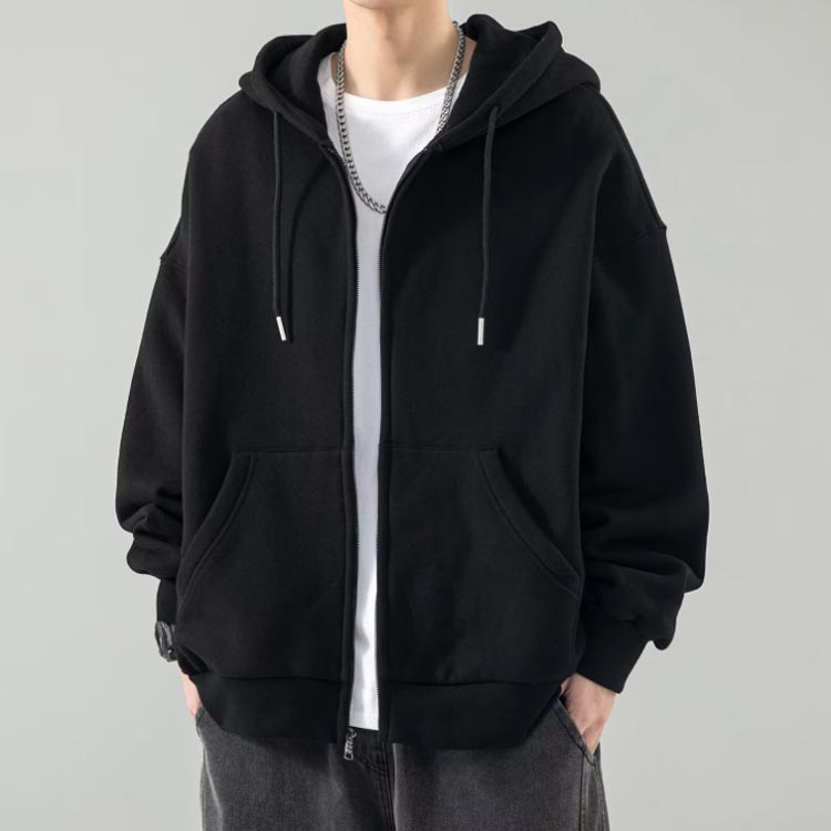 NOAH】 ジップパーカー ブラック M NOAH ブラック ジップアップパーカーM