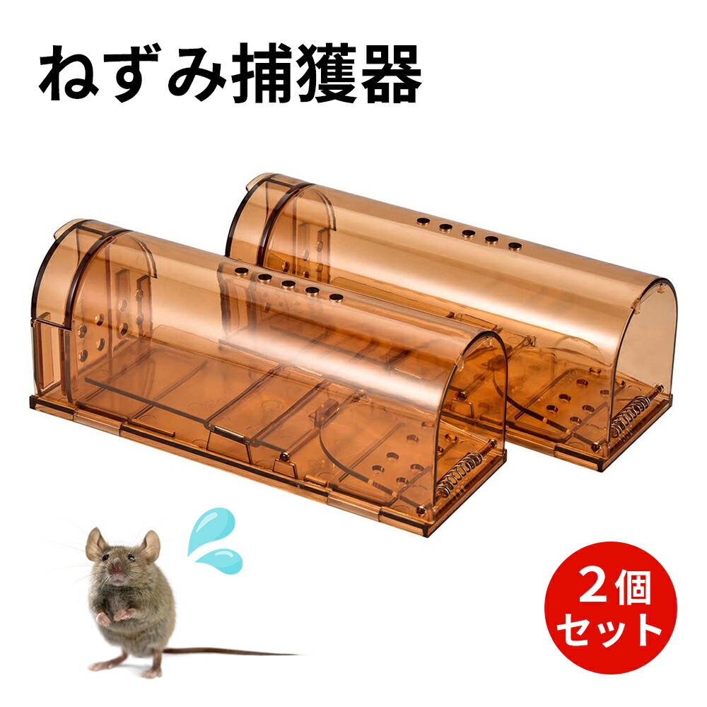 楽天市場】ネズミ捕獲器 2個セット ねずみ捕獲器 ネズミ取り ネズミ