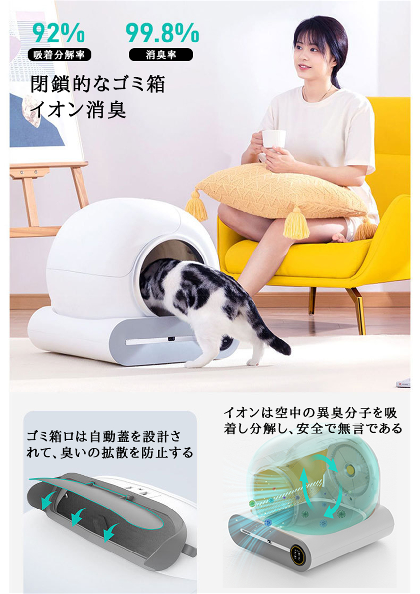 楽天市場】【SALE20%OFF】☆【1年保証】☆自動ネコトイレ 猫 トイレ 猫