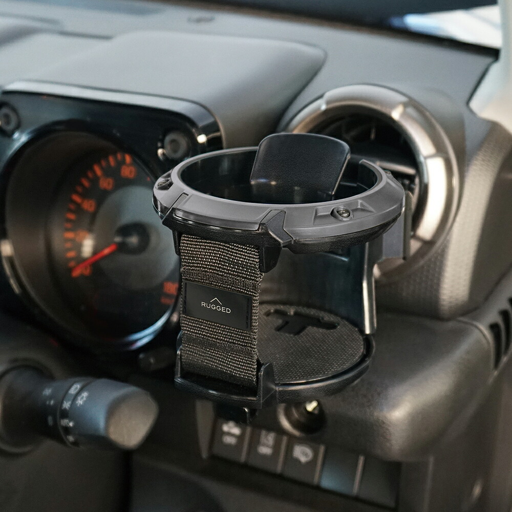 楽天市場】ジムニー 汎用 RUGGED ドリンクDG ドリンクホルダー