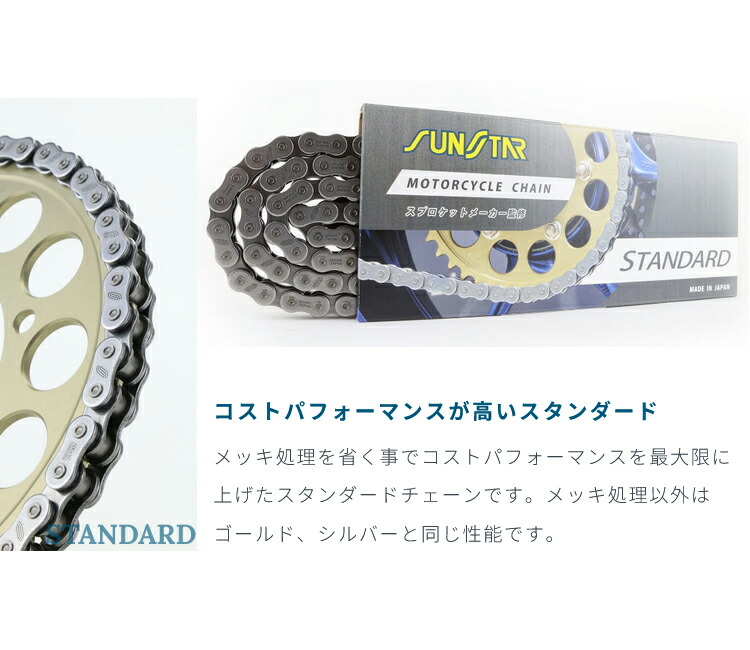 楽天市場】☆SUNSTAR KS52215 16 17 チェーン＆スプロケット3点セット