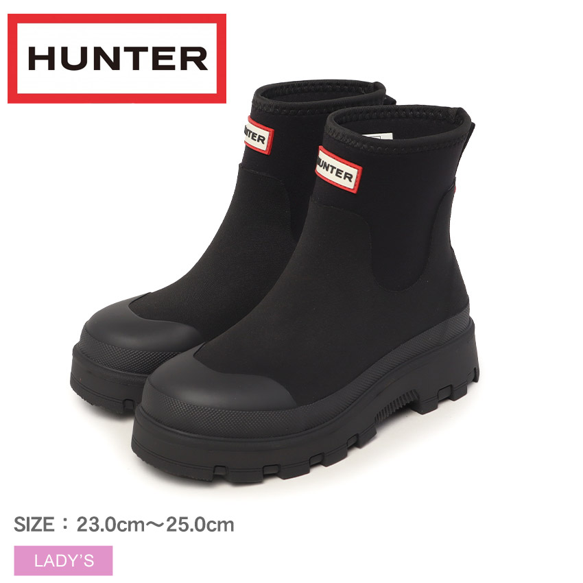Hunter レインブーツ ブラック レディース オリジナル トール レイン ブーツ - ブラック