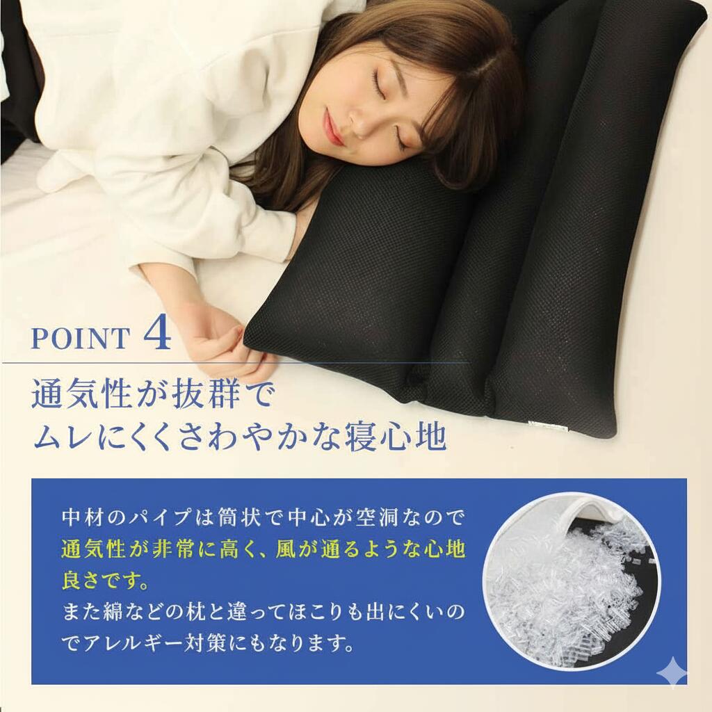 楽天市場】【医学博士発案】 いびき軽減ピロー 43X63 枕 いびき いびき