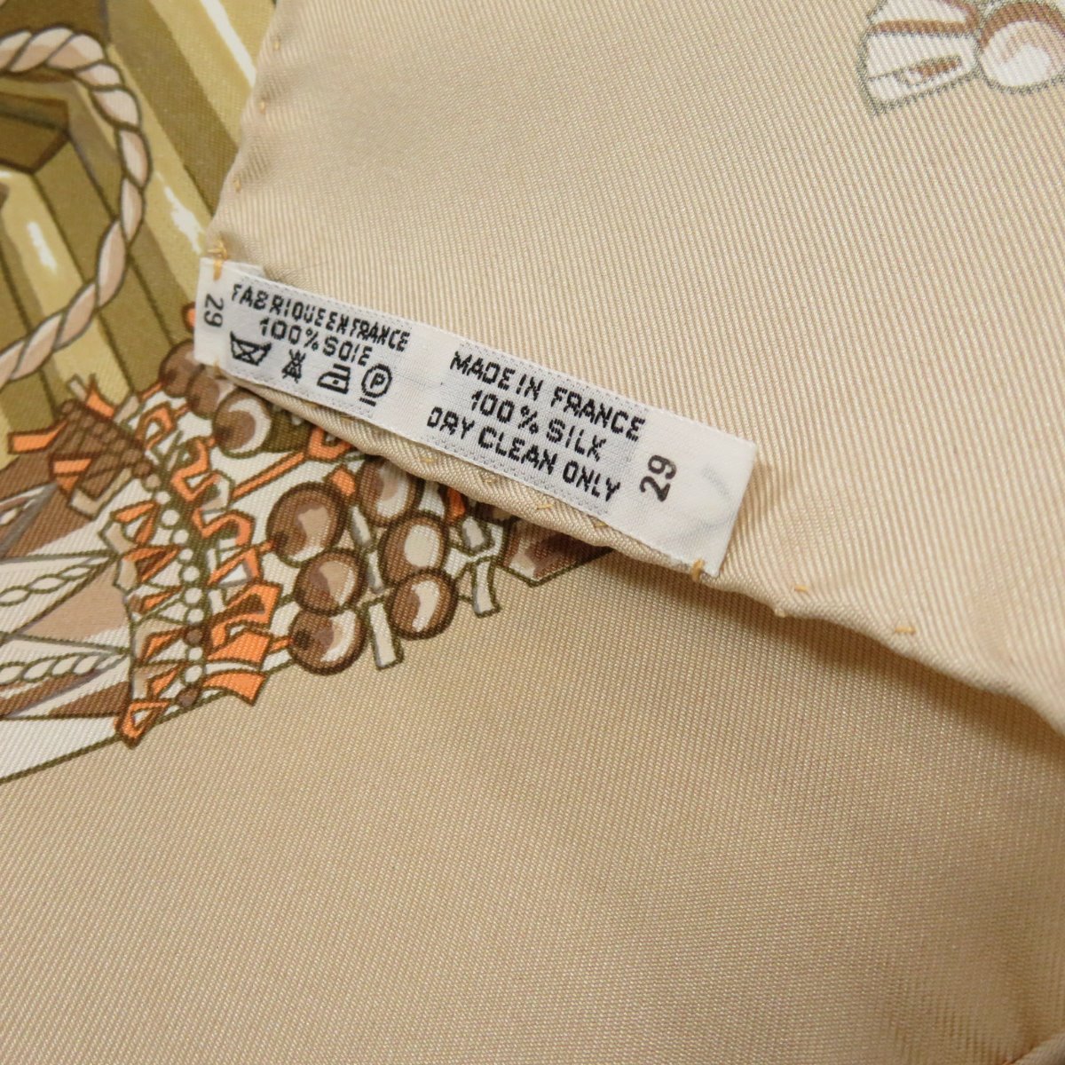 楽天市場】エルメス Pasementerie 紐飾り カレ90 スカーフ シルク