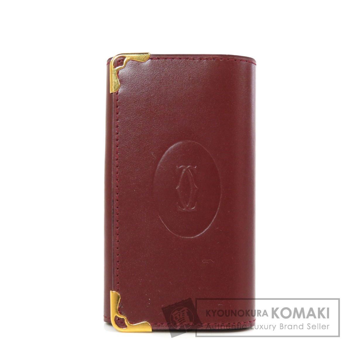 楽天市場】カルティエ ロゴ刻印 キーケース レザー レディース 【中古