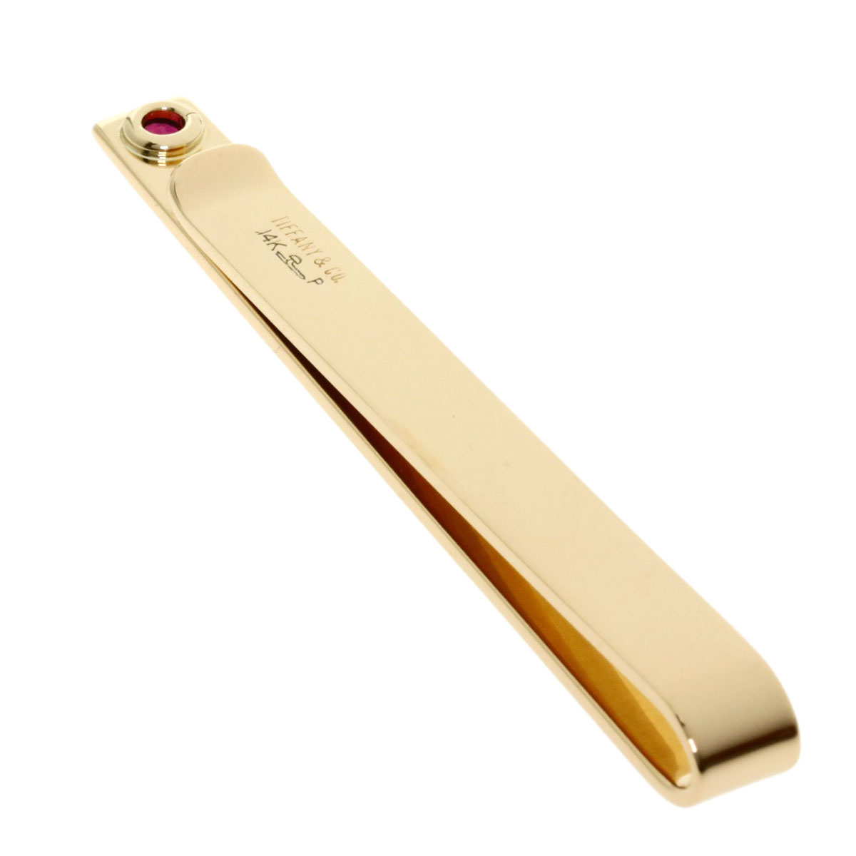 楽天市場】ティファニー ネクタイピン ルビー タイピン 14K メンズ