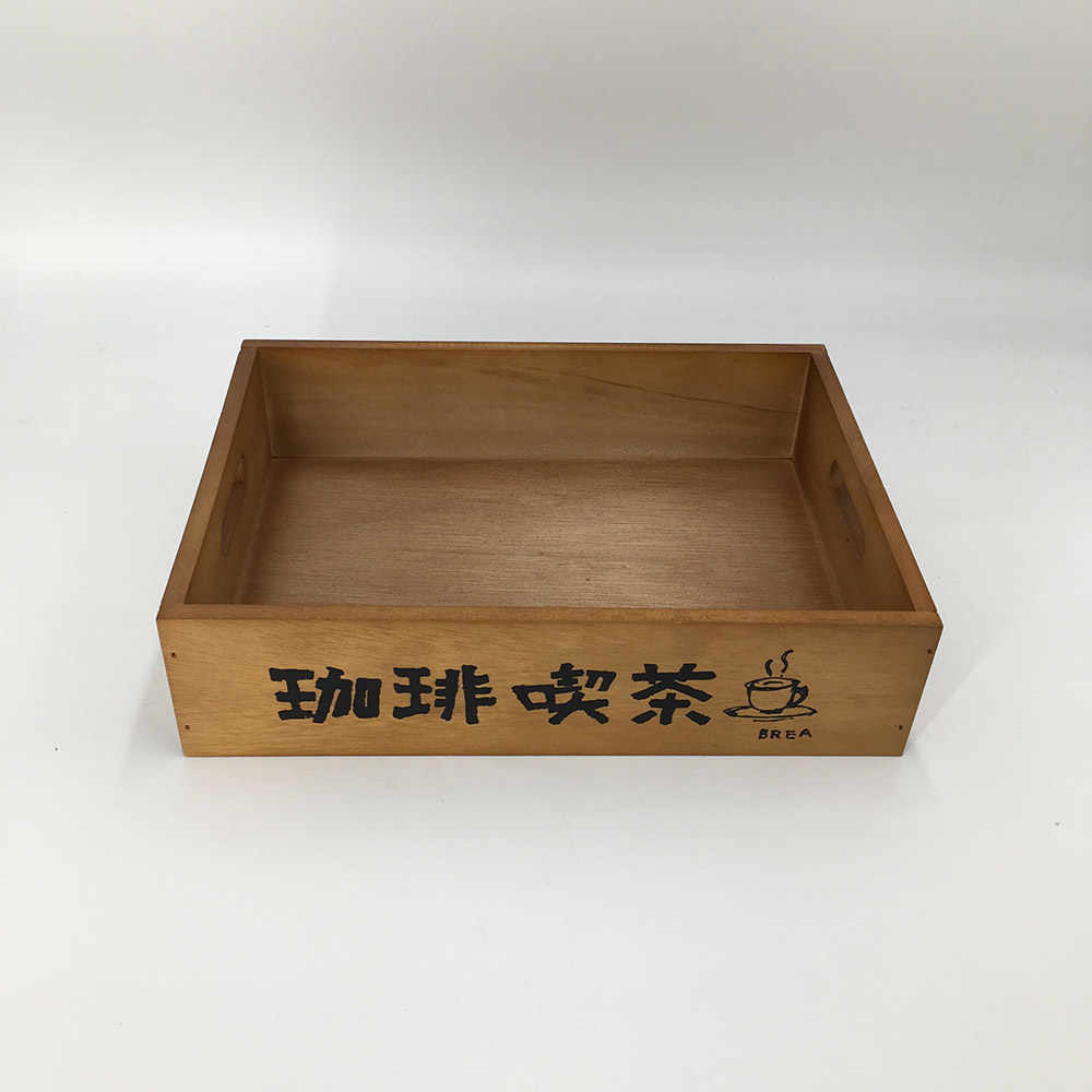 楽天市場】【レトロ 持ち手つき木箱 中サイズ AN-BOX-RT-L】木製 木箱