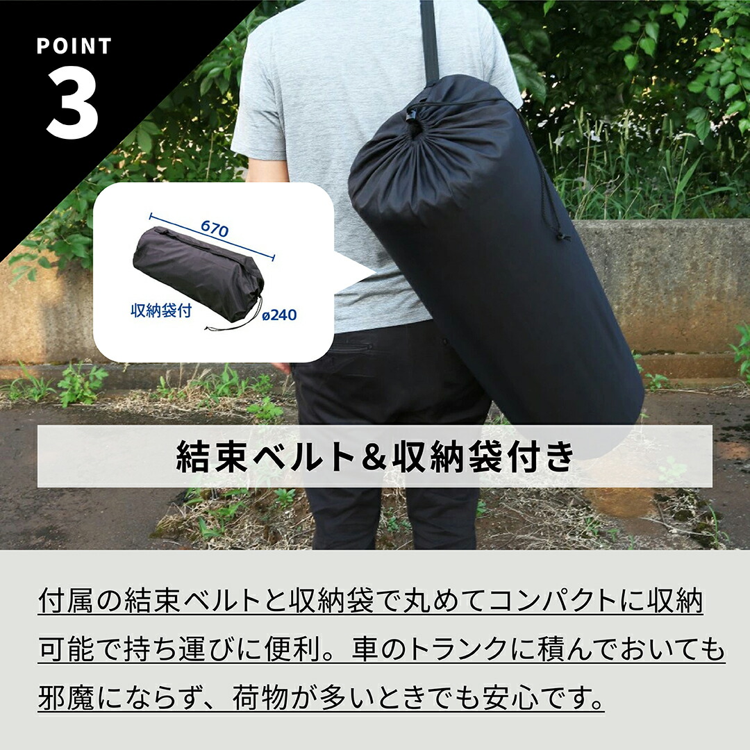 楽天市場】インフレーターマット 収納袋付 厚さ7cm マット おすすめ