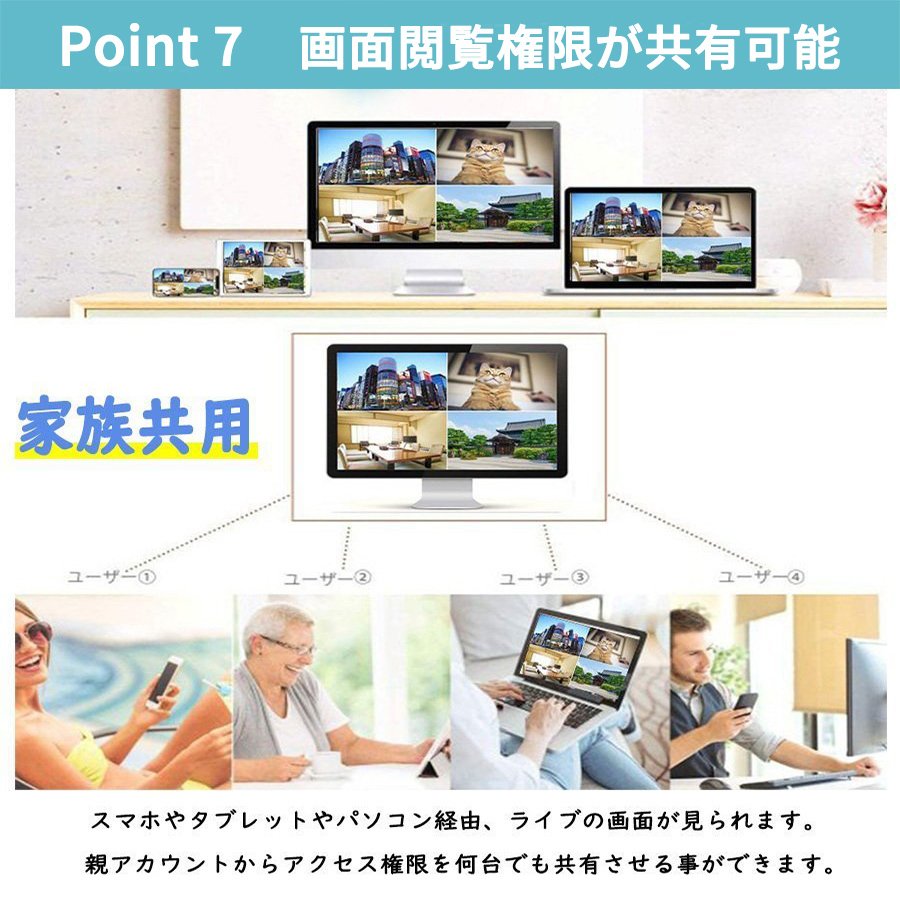 楽天市場】【見守安心】 jennov 防犯カメラ 屋外 家庭用 2台セット