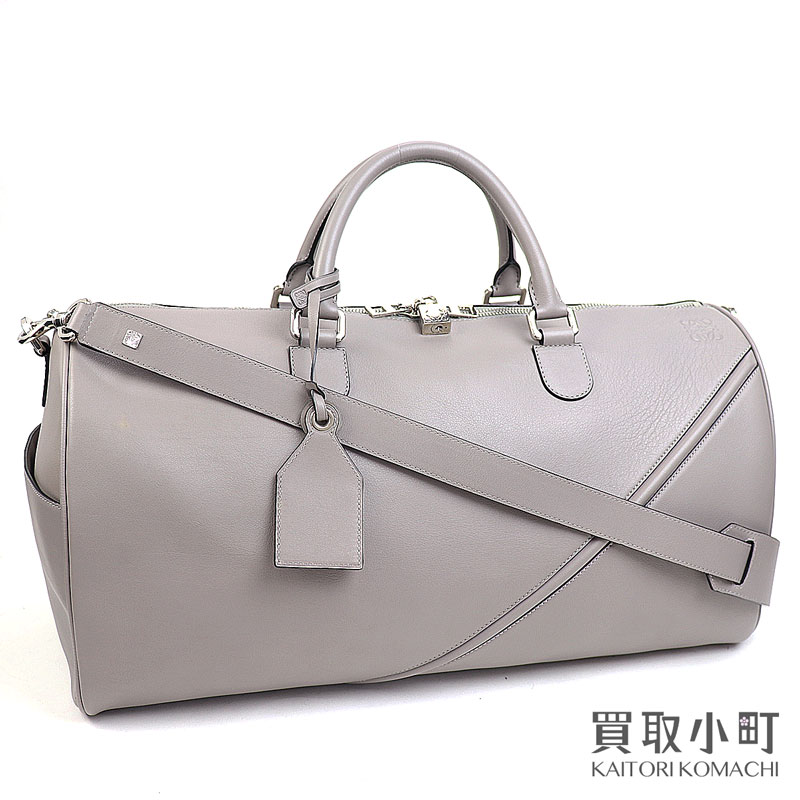 楽天市場】ロエベ【LOEWE】ダッフル50 クロス ボストンバッグ グレー