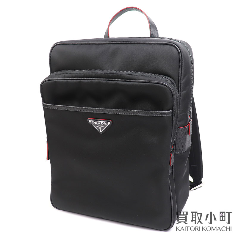 楽天市場】【美品】プラダ【PRADA】 トライアングルロゴ スクエア