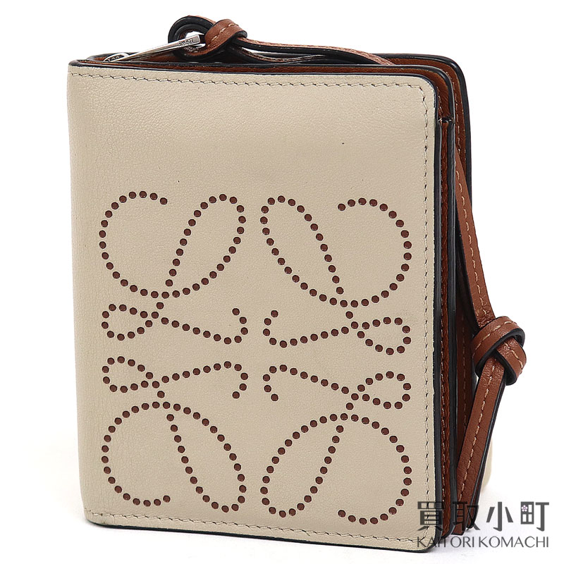 楽天市場】【美品】ロエベ【LOEWE】アナグラム コンパクト ジップ
