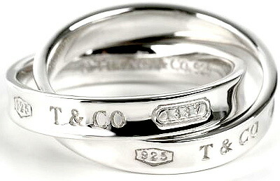 楽天市場】Tiffany&Co. ティファニー 指輪1837インターロッキング