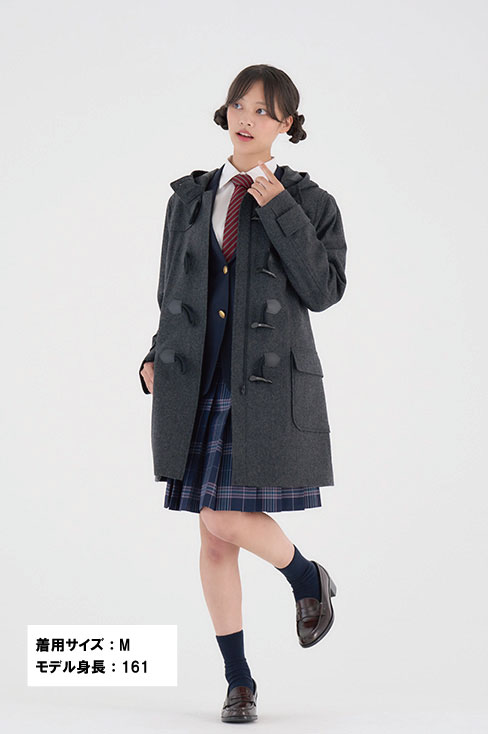 楽天市場】スクールコート 女子 軽い 軽量 暖かい ダッフルコート 学生