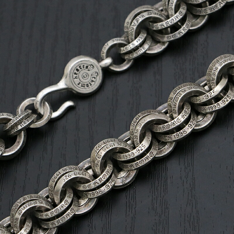 楽天市場】クロムハーツ 【CHROMEHEARTS】ダブルBリングネックレス