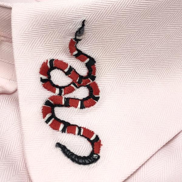 楽天市場】GUCCI グッチ カッターシャツ ピンク スネーク 蛇 へび ヘビ