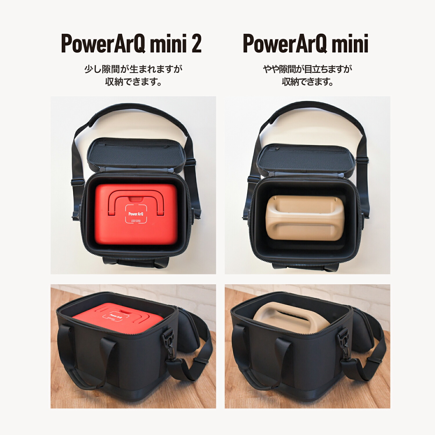 楽天市場】GearBox for PowerArQ2 ショルダー付き ブラック ポータブル