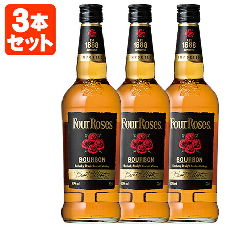 楽天市場】【3本セット送料無料】[正規品] フォアローゼズ ブラック40