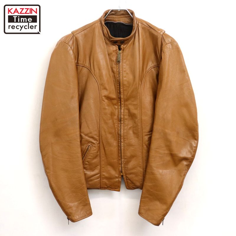 楽天市場】70s ブルックス ビンテージ シングルライダースジャケットの通販