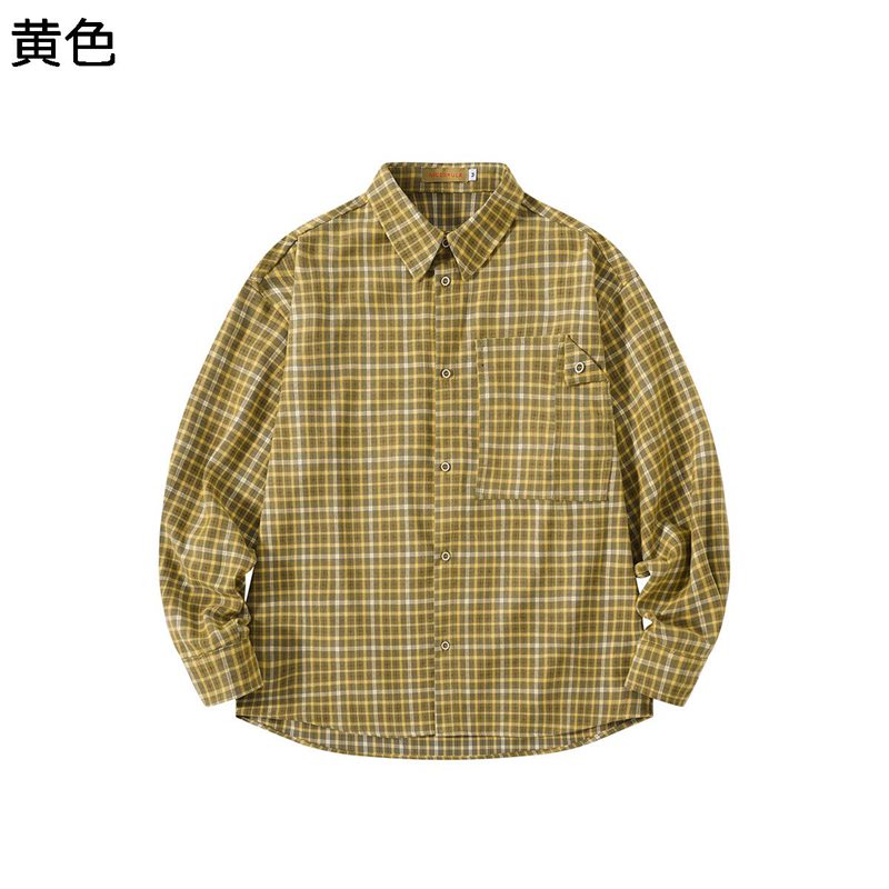 楽天市場】メンズシャツ 長袖シャツ ジャケットシャツ チェック柄