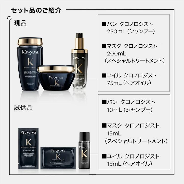楽天市場】さらツヤ髪トータルケアセット(バン クロノロジスト 250mL+