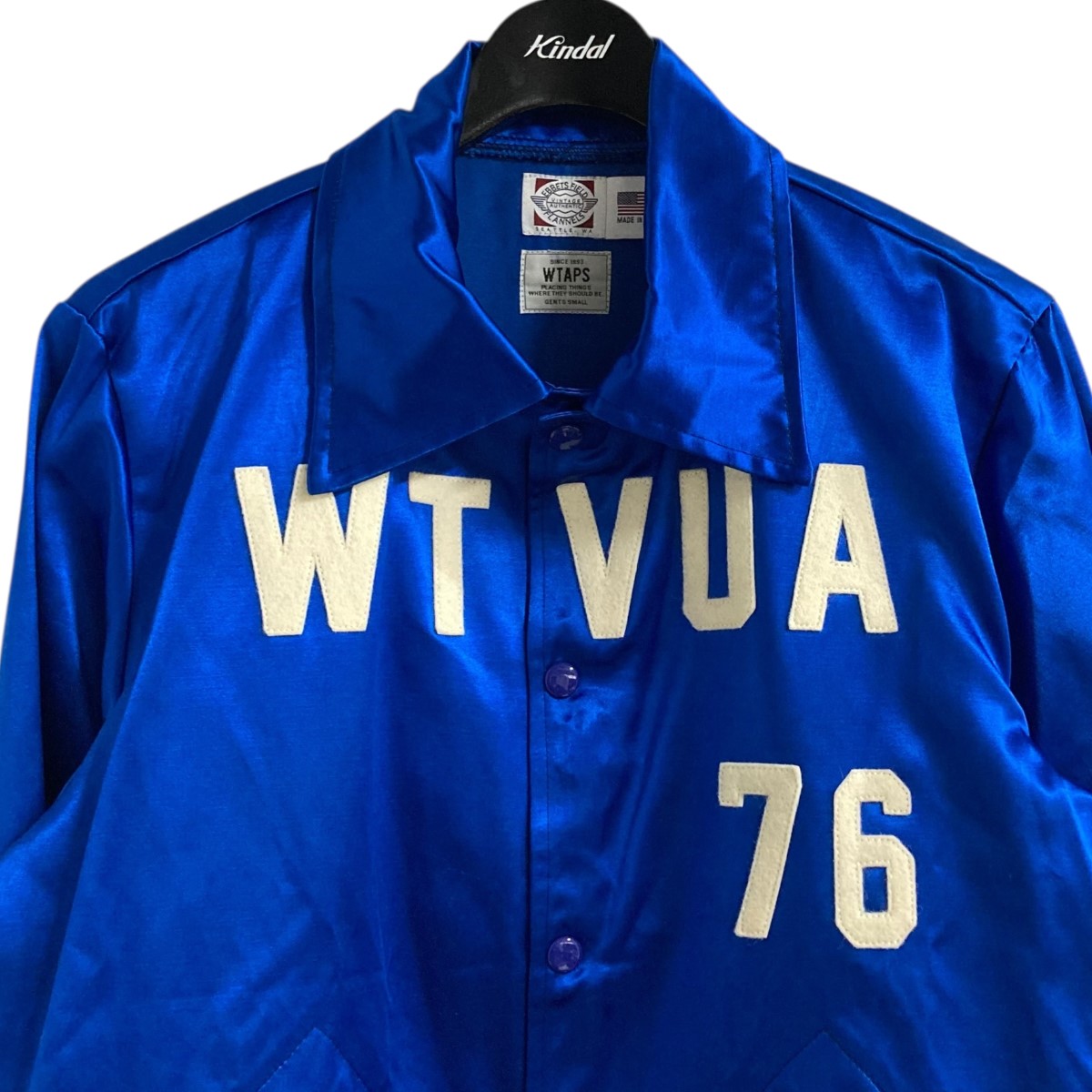 楽天市場】【中古】WTAPSコーチジャケット 142JEJD-JKM01 ブルー