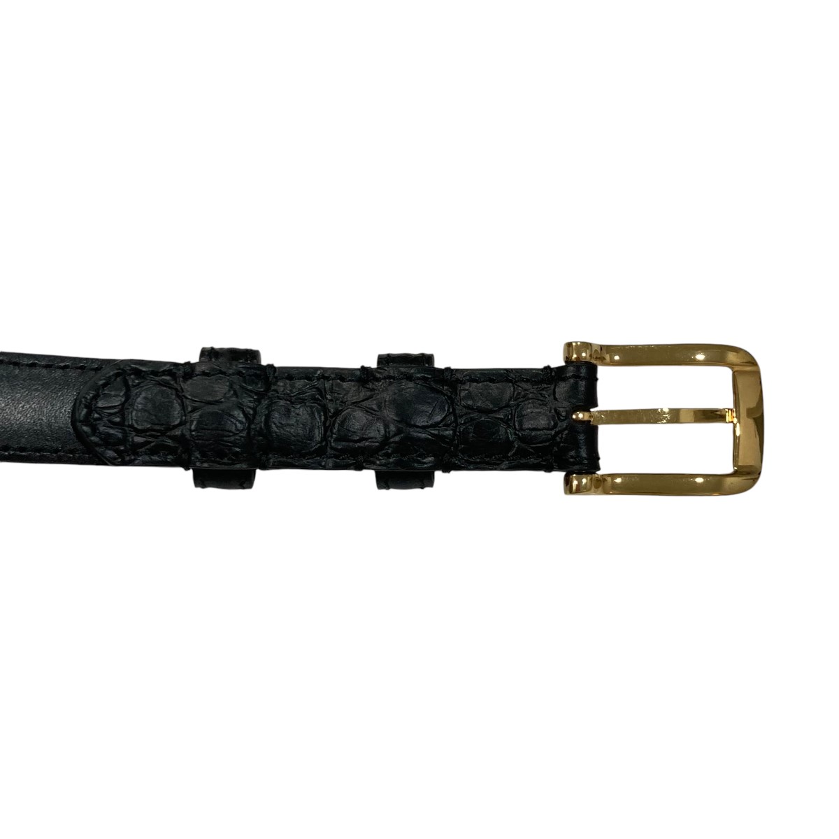 楽天市場】【中古】CELINEクロコダイル型押しレザーベルト BC-01 18MM