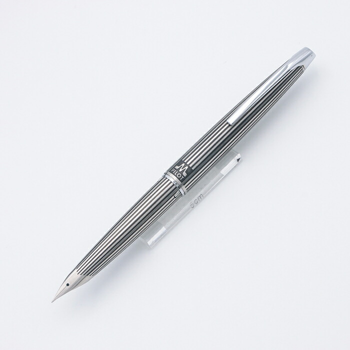 楽天市場】PILOT パイロット 万年筆 ミュー ストライプ 細字【中古