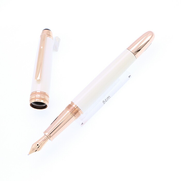 蔵出し/MONTBLANC モンブラン NO.1286 万年筆 18金ソリッドホワイト