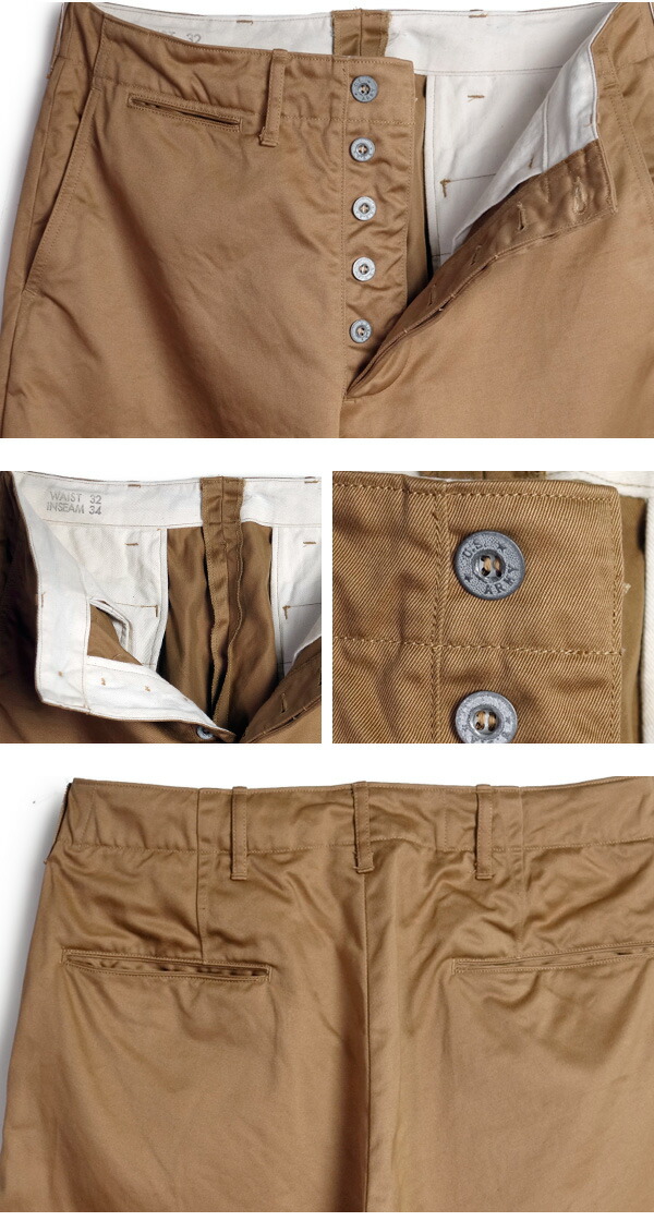 楽天市場】BUZZ RICKSON'S バズリクソンズ EARLY MILITARY CHINOS 1945