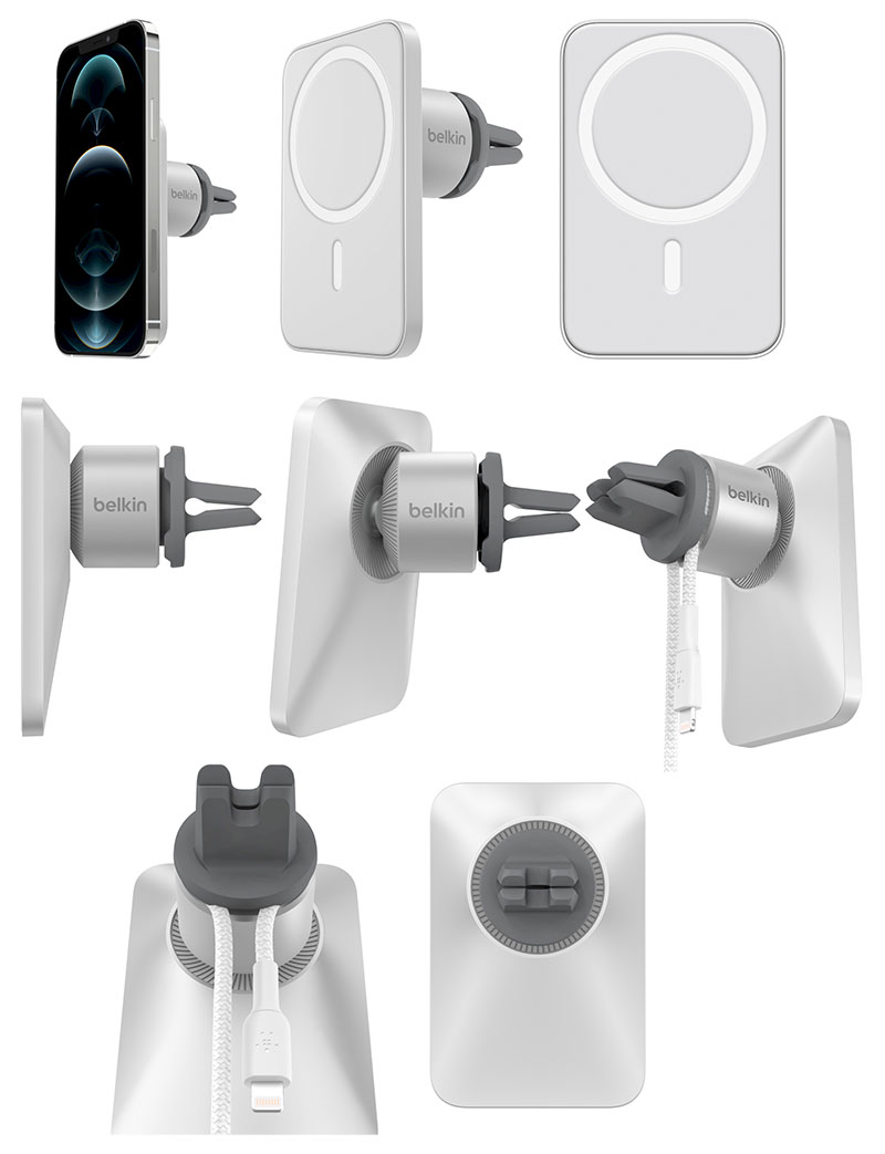 楽天市場】BELKIN Car Vent Mount PRO with MagSafe マグネット式車載