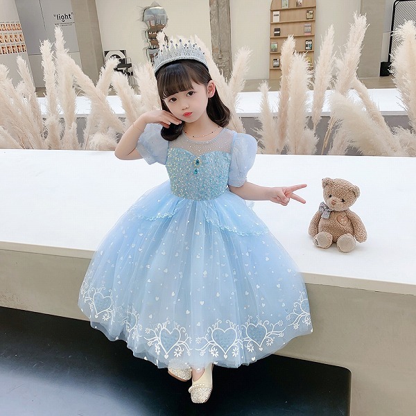 楽天市場】アナ雪ドレス子供お誕生日会 こども 服 おしゃれ ワンピ