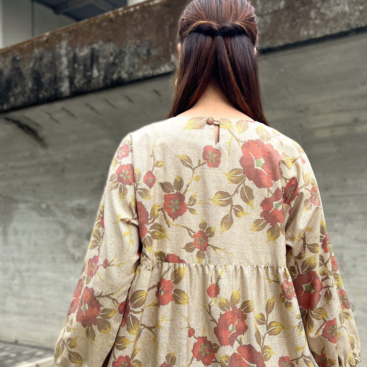 楽天市場】【大島紬ティアードワンピース】作家1点物創作服ミセス40