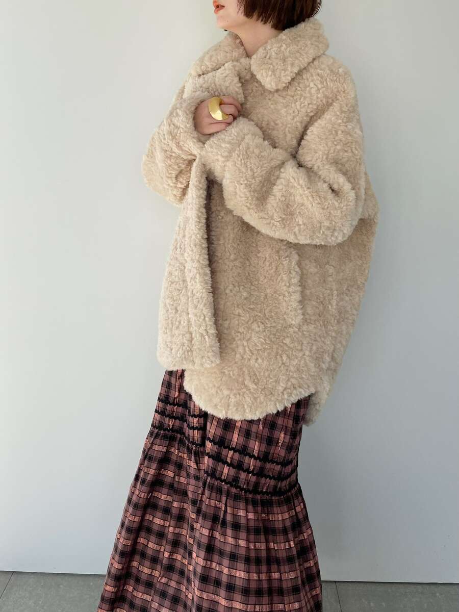 楽天市場】【Sara Mallika】 Cotton Check Shirring Long Dress