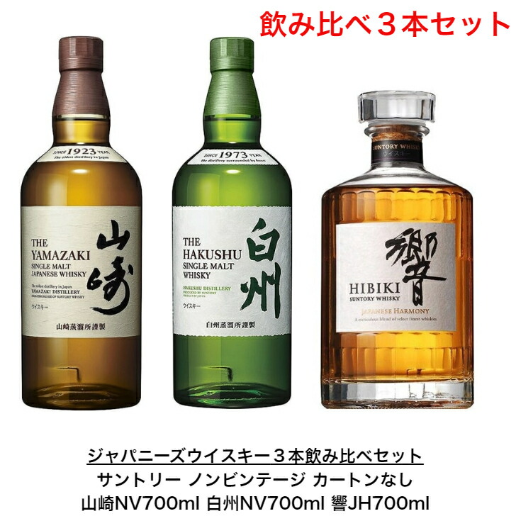 サントリー山崎・白州・響